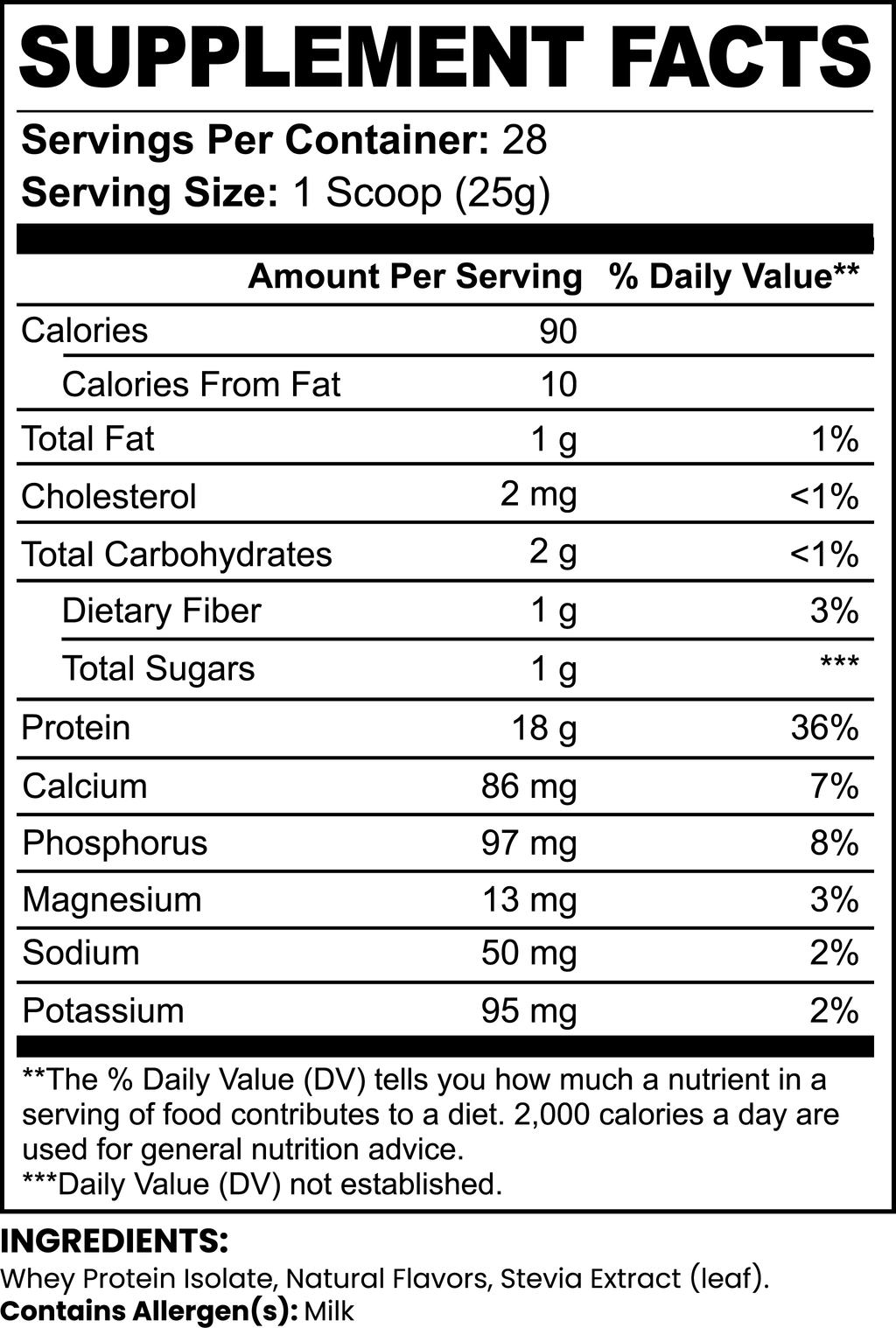 Pure3 100% Whey Protein Isolate